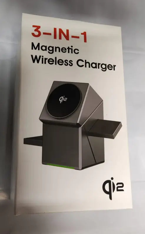3-in-1 Magnetic Wireless Charger For phone/watch/earbuds