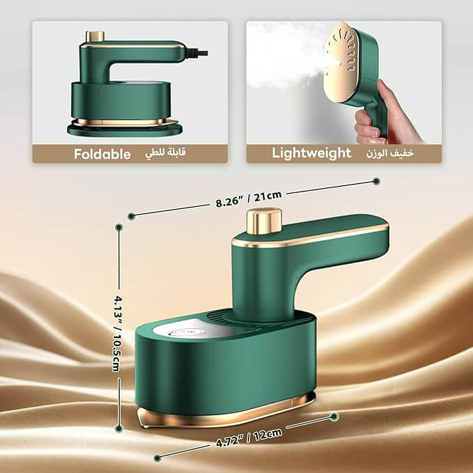 Mini Foldable Steam Iron – Travel-Friendly & Quick!