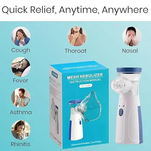 Portable Handheld Mesh Nebulizer – Efficient, Compact & Easy to Use