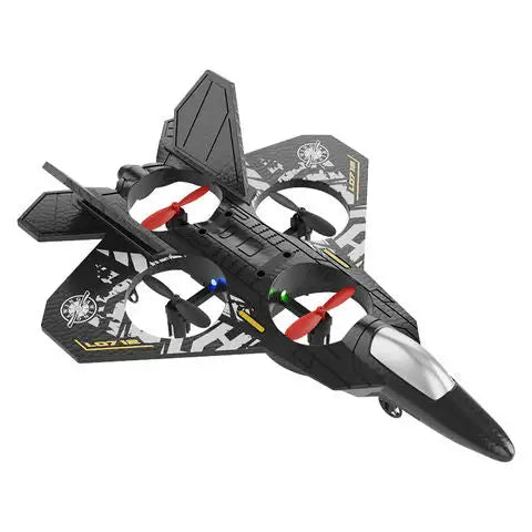 Fighter Jet Remote Control Plane with Lights, Perfect for Kids & Beginners